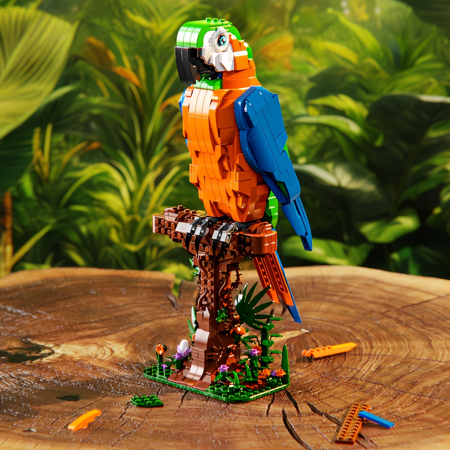Parrot Building Block Model 1138pcs